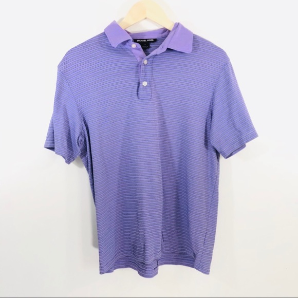 Michael Kors Other - Michael Kors | Men’s Purple Stripe Polo Size M